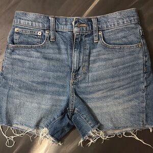 J. Crew High-Rise Denim Shorts